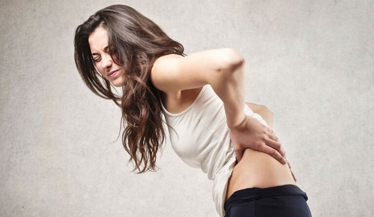 Back pain in the osteocondrosis