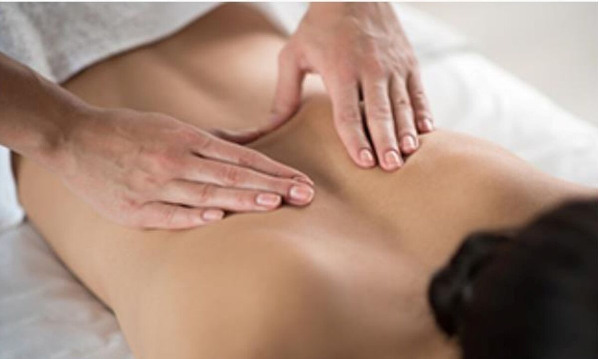 massage is one of the methods of treatment of cervical osteochondrosis